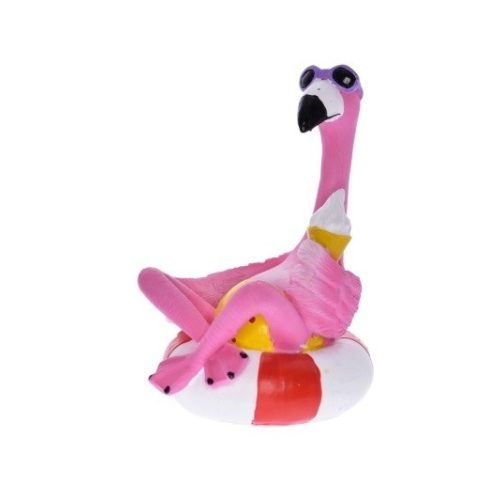 flamingó úszógumival
