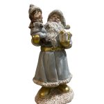 télapó gyerekkel, ajándékkal