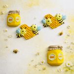 méhecskék befőttes üveggel