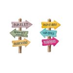 tavaszi irányjelző tábla