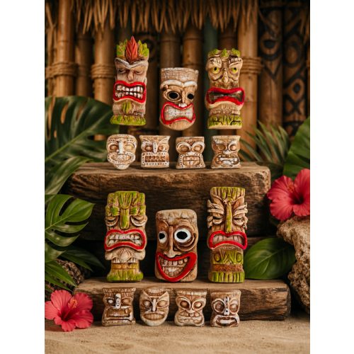 tiki szobrok